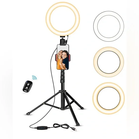 Cameras, Photo Video Nib Selfie Ring Light With Adjustable
